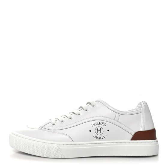 Calfskin Mens Get Sneakers 41 White | FASHIONPHILE (US)
