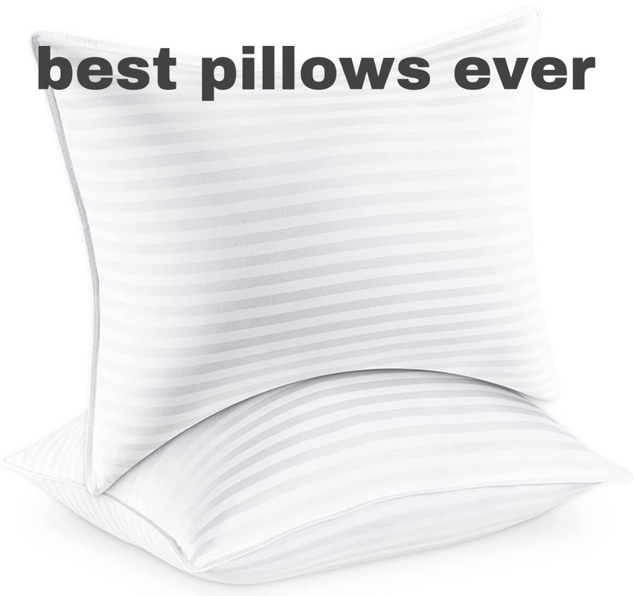 These pillows deserve their own post, because they are affordable and the BEST I have found. I have bought a lottttt of pillows over the years & nothing compares to these. 

They aren’t too soft or too firm. We have them in our room and the kids’ rooms. 

#LTKfamily #LTKhome #LTKunder100