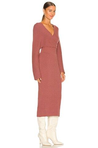 ELLIATT Haley Knit Dress in Rosewood from Revolve.com | Revolve Clothing (Global)