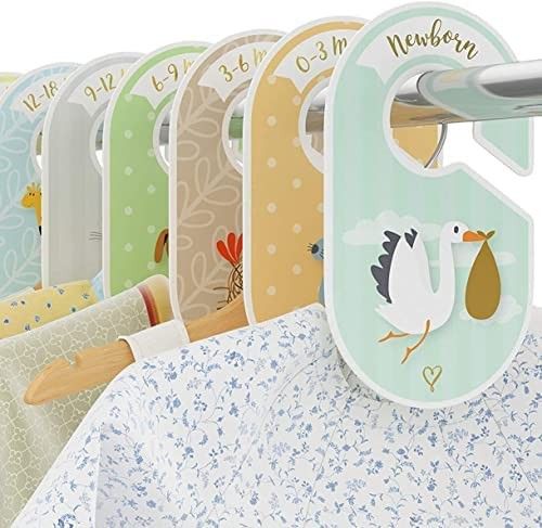 Baby closet dividers for Nursert - baby clothes closet dividers - neutral hange... | Amazon (US)