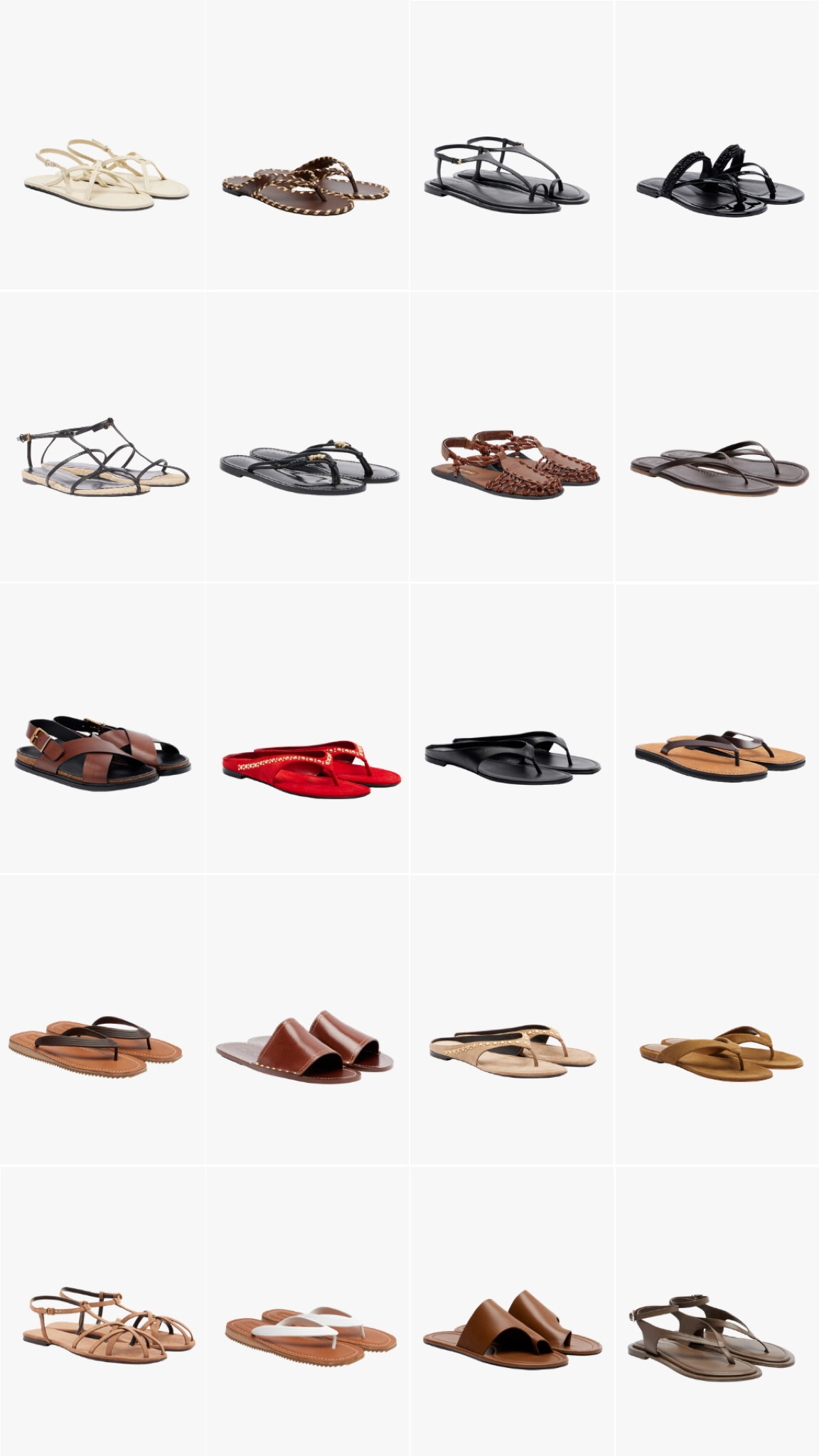 Flat sandals