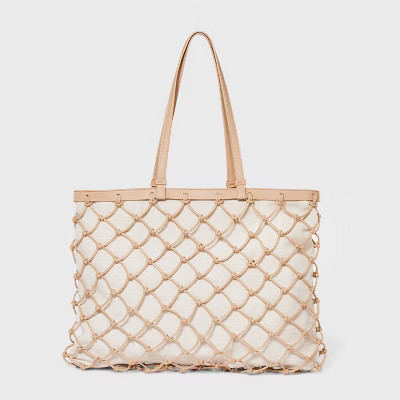 Knotted Net Tote Handbag - A New Day™ | Target