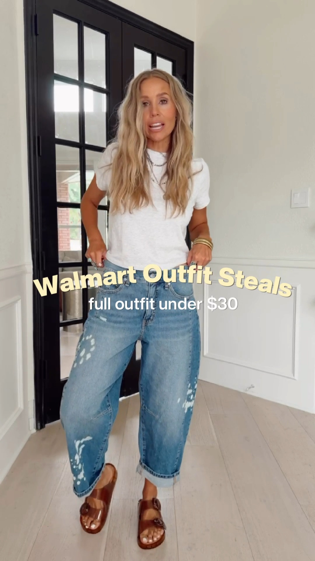 ✨SCROLL TO SHOP ✨
I can’t believe this whole outfit is from Walmart! Obsessed with these jeans! 🤩