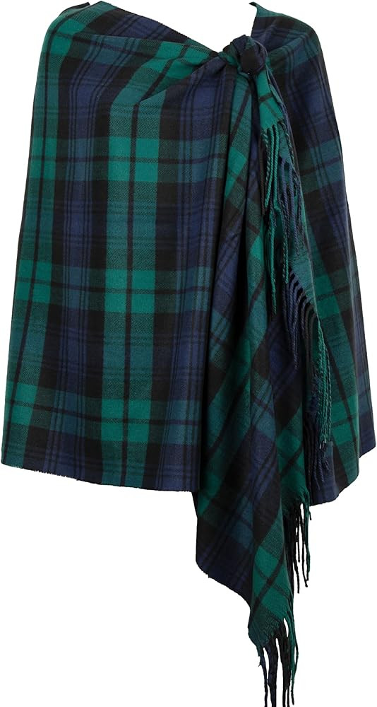 Achillea Oversized Scottish Tartan Plaid Shawl Wrap – Soft Cashmere Feel Winter Scarf, 80" x 30... | Amazon (US)