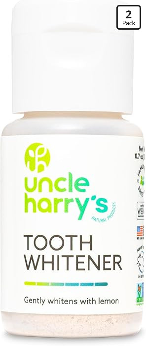 Uncle Harry's Tooth Whitener Powder | All Natural Enamel Support & Whitening Toothpaste for Sensi... | Amazon (US)