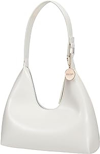 JOLLQUE Shoulder Bag for Women, Small Leather Handbag Purse,Unique Trendy Zipper Hobo Bag | Amazon (CA)