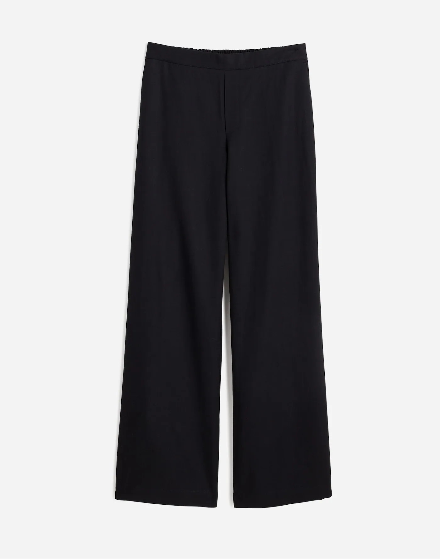 Pull-On Straight Pants in Drapey Twill | Madewell | Madewell