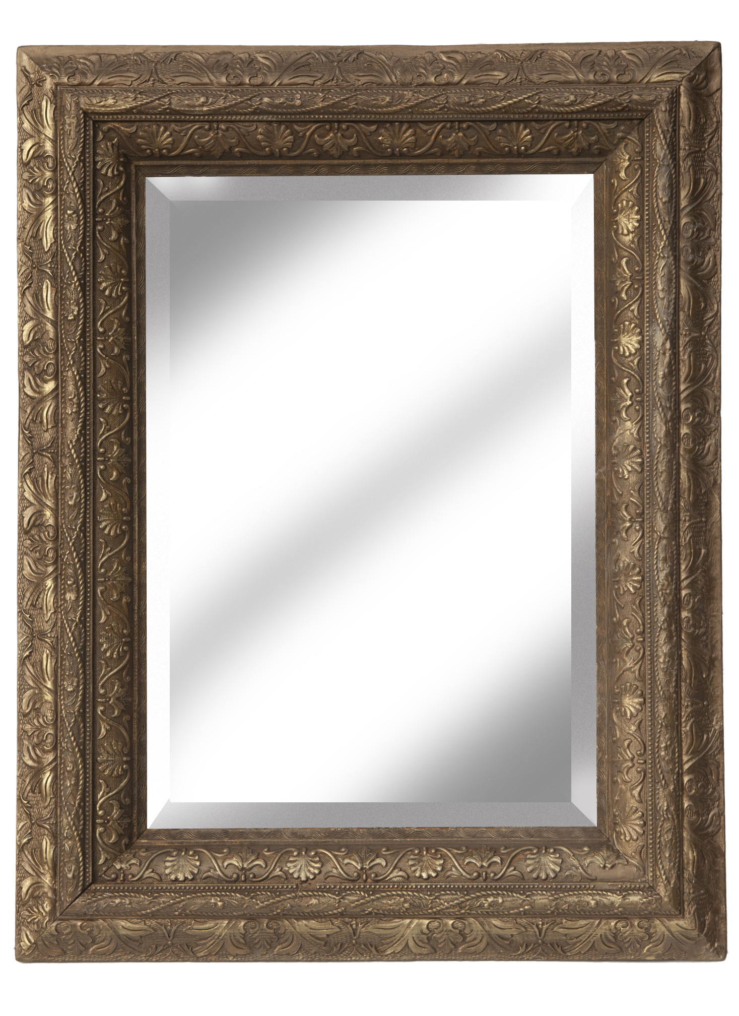 Victorian Aged Gold Mirror - 30" x 40" - Fleur de Lex Antiques | One Kings Lane