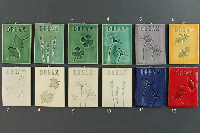 3"x4" Word Hanging Tile-dream - Etsy | Etsy (Global)