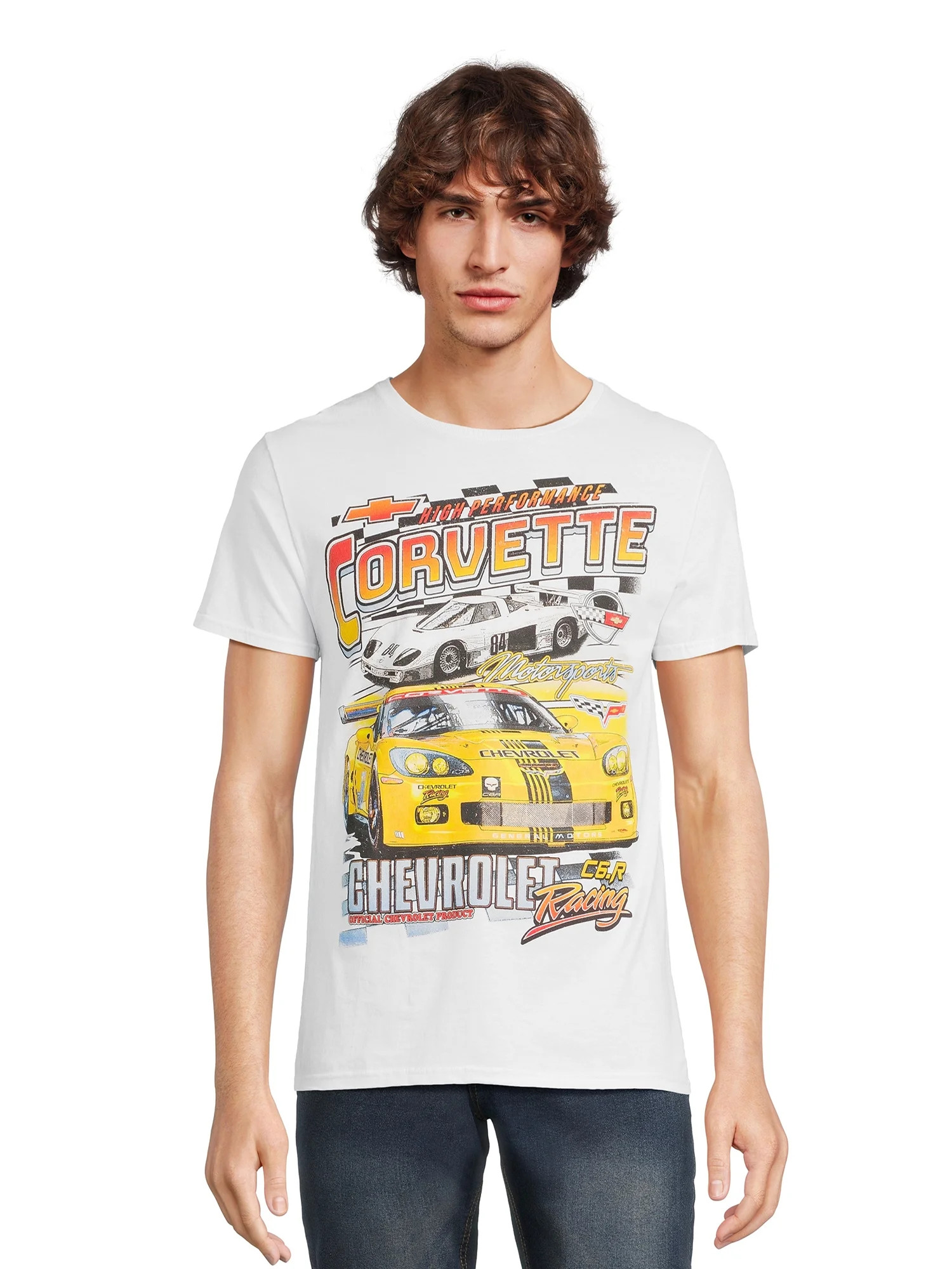 Chevrolet Corvette Men’s & Big Men’s Graphic Tee, Sizes S-3XL | Walmart (US)
