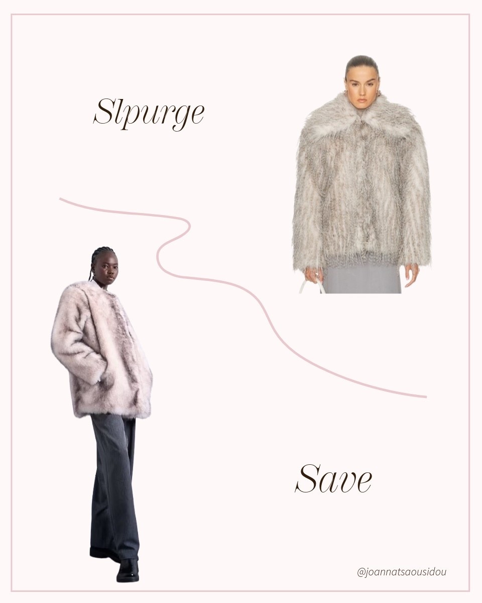 Splurge/Save faux fur coat edition

A few years ago I bought me a faux fur coat in taupe greyish colour and it’s honestly one of my favourites to year! It’s colour makes it super versatile and I combined it throughout the years with both light and dark colours

#LTKgiftguide #LTKwinter #LTKsale
