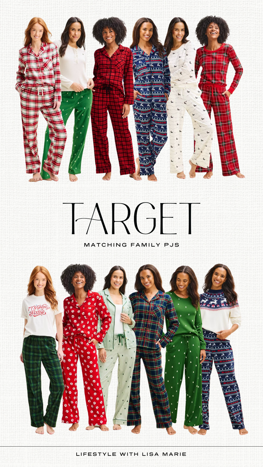 New Target matching family holiday pjs! Matching two piece pajama and loungewear sets. Christmas morning pajamas. Family photo pjs. Plaid and holiday print pajamas. Drawstring pj pants. Button down pj tops. Long sleeve pajama sets. Mix and match pajamas. Sibling matching pjs. Warm winter pajamas.

#LTKmomlife #LTKSeasonal #LTKPetite