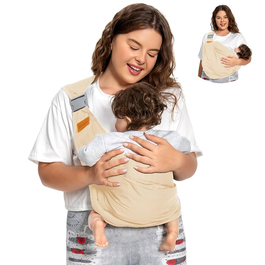 Baby Sling Carrier, Baby Carrier Newborn to Toddler(7-45lbs), Toddler Carrier with Safety Buckle,... | Amazon (US)