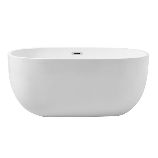 Madeline Freestanding Soaking Bathtub - 54" | West Elm (US)
