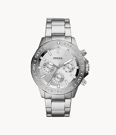 Bannon Multifunction Stainless Steel Watch | Fossil (US)