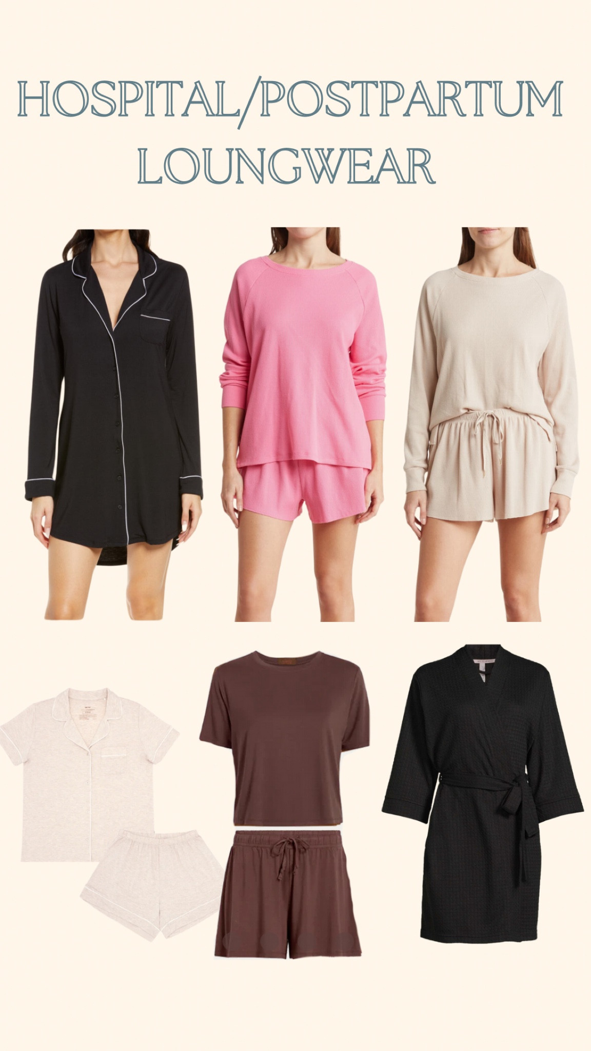 What I’ve been wearing postpartum and in the hospital after baby! 

Sized up in everything EXCEPT little sleepies! They run big! 

Postpartum outfits 
Postpartum loungewear
Hospital bag 
Bostonian bag essentials
Postpartum essentials
