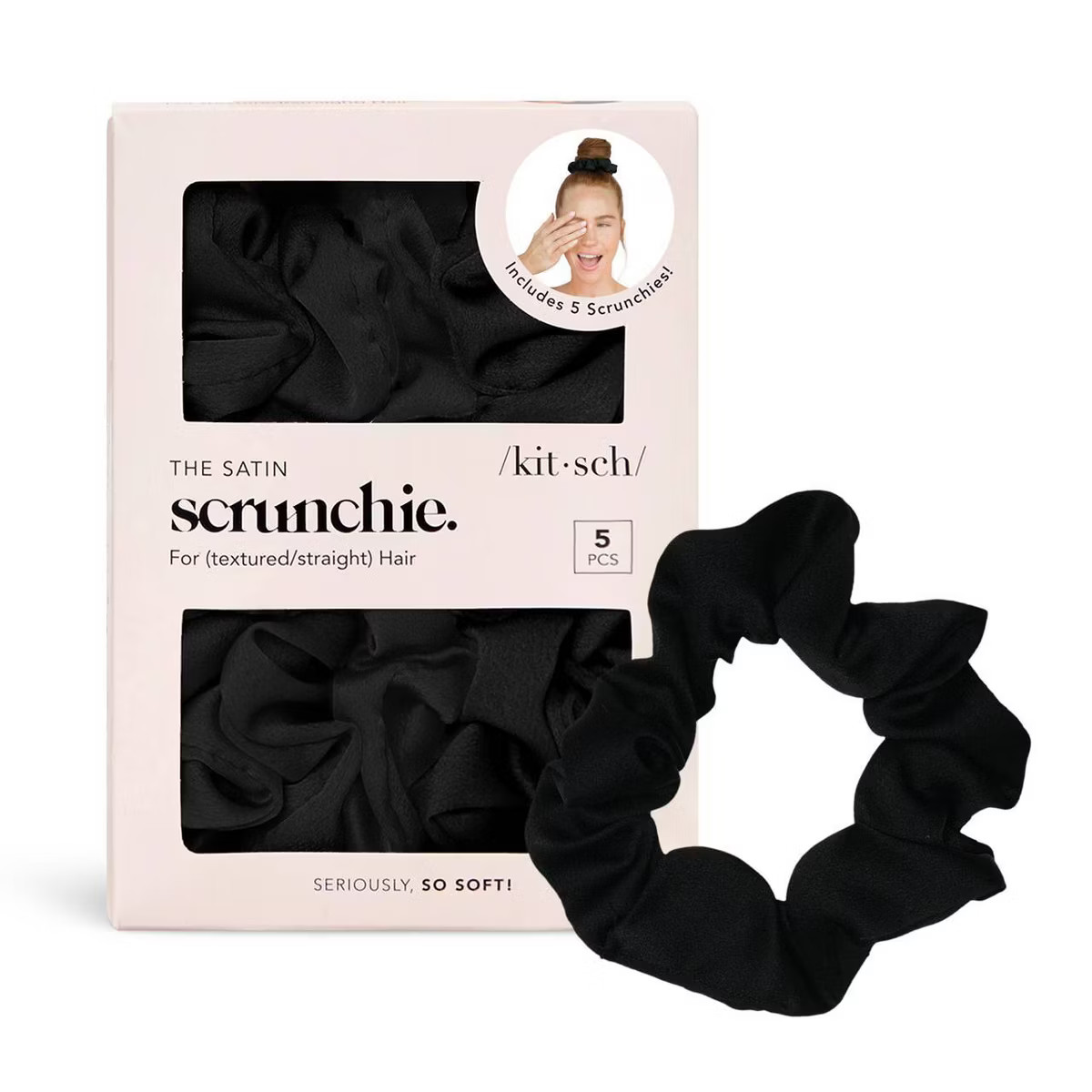 Kitsch Sleep Satin Scrunchies - 5pk | Target