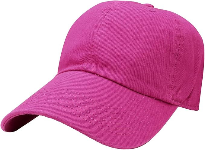 Falari Classic Baseball Cap Dad Hat 100% Cotton Soft Adjustable Size | Amazon (US)