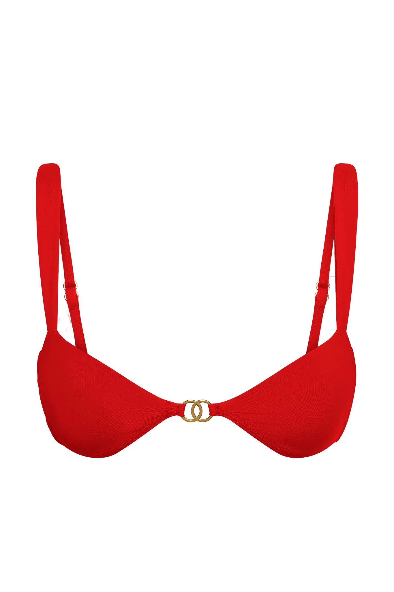 Petit Ermitage Top - Chili Pepper (Small Bust) | Monday Swimwear