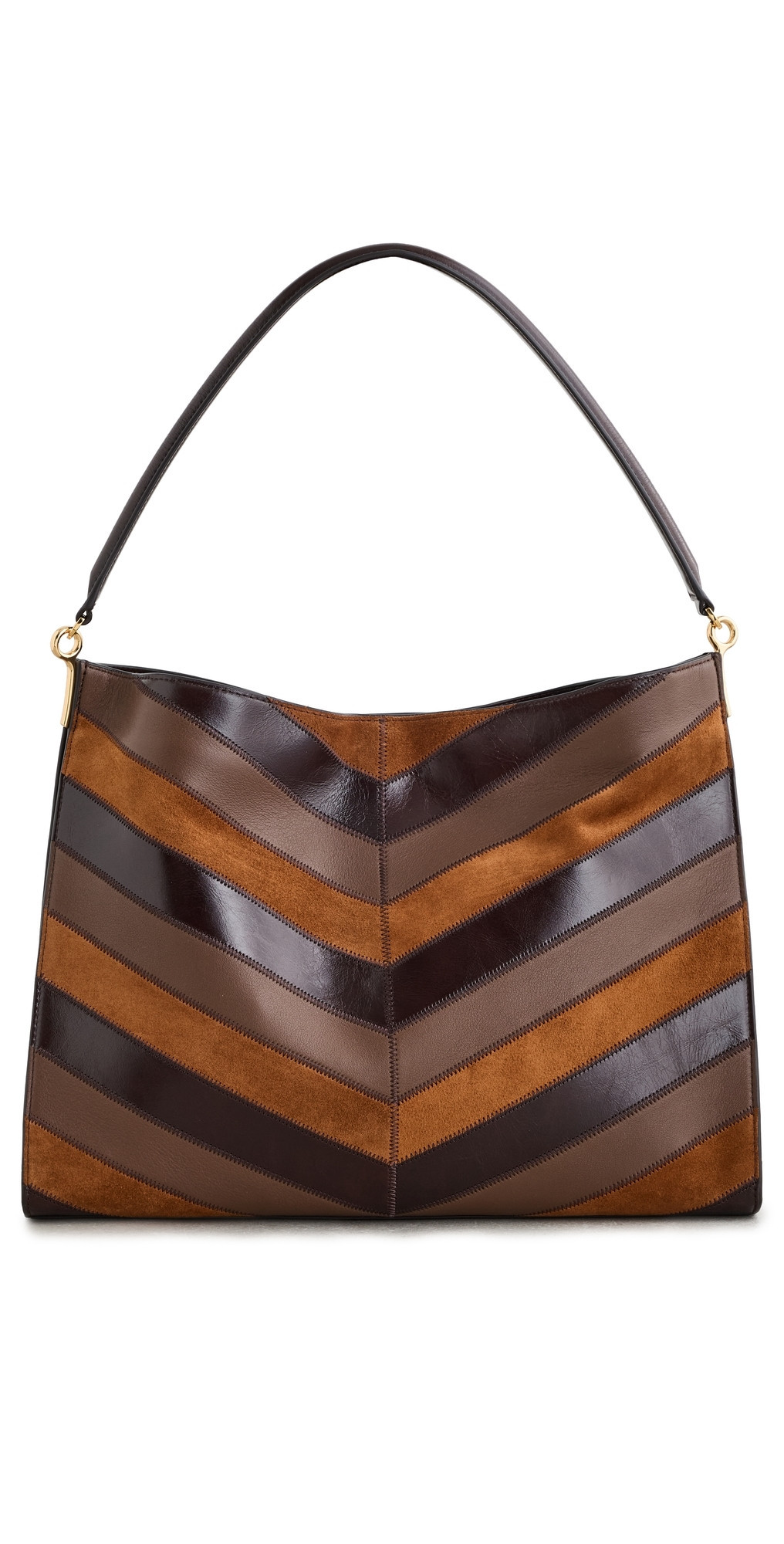Veronica Beard Chevron Vida Bag Tobacco Multi One Size | Shopbop