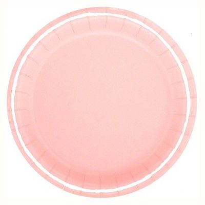 8.5" 20ct Dinner Paper Plates Pink - Spritz™ | Target