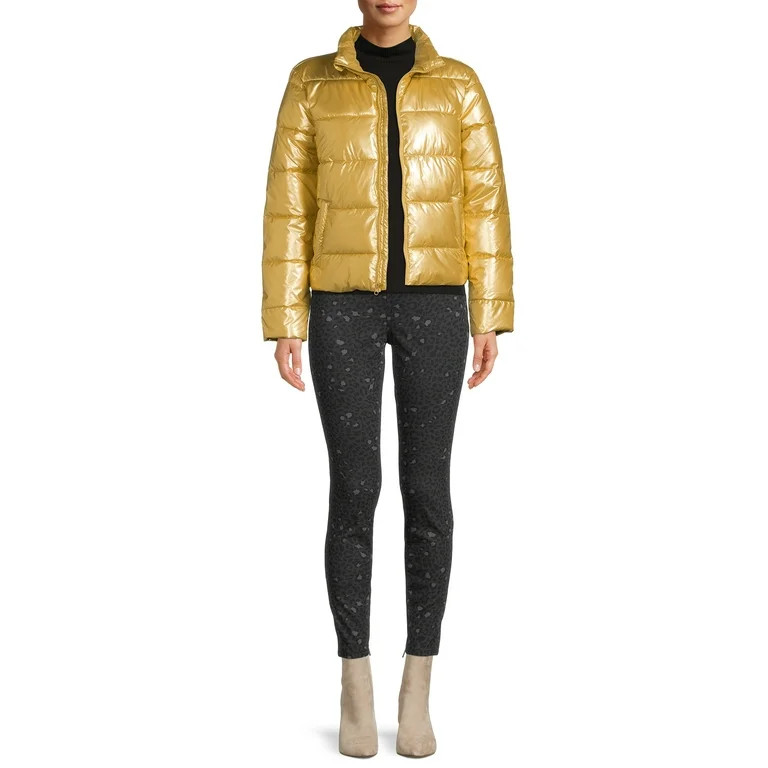 Time and Tru Women's and Plus Puffer Jacket | Walmart (US)