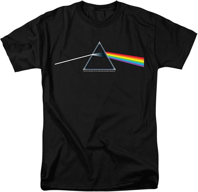 Pink Floyd Dark Side of The Moon Album Rock Music, T Shirt & Stickers Black | Amazon (US)