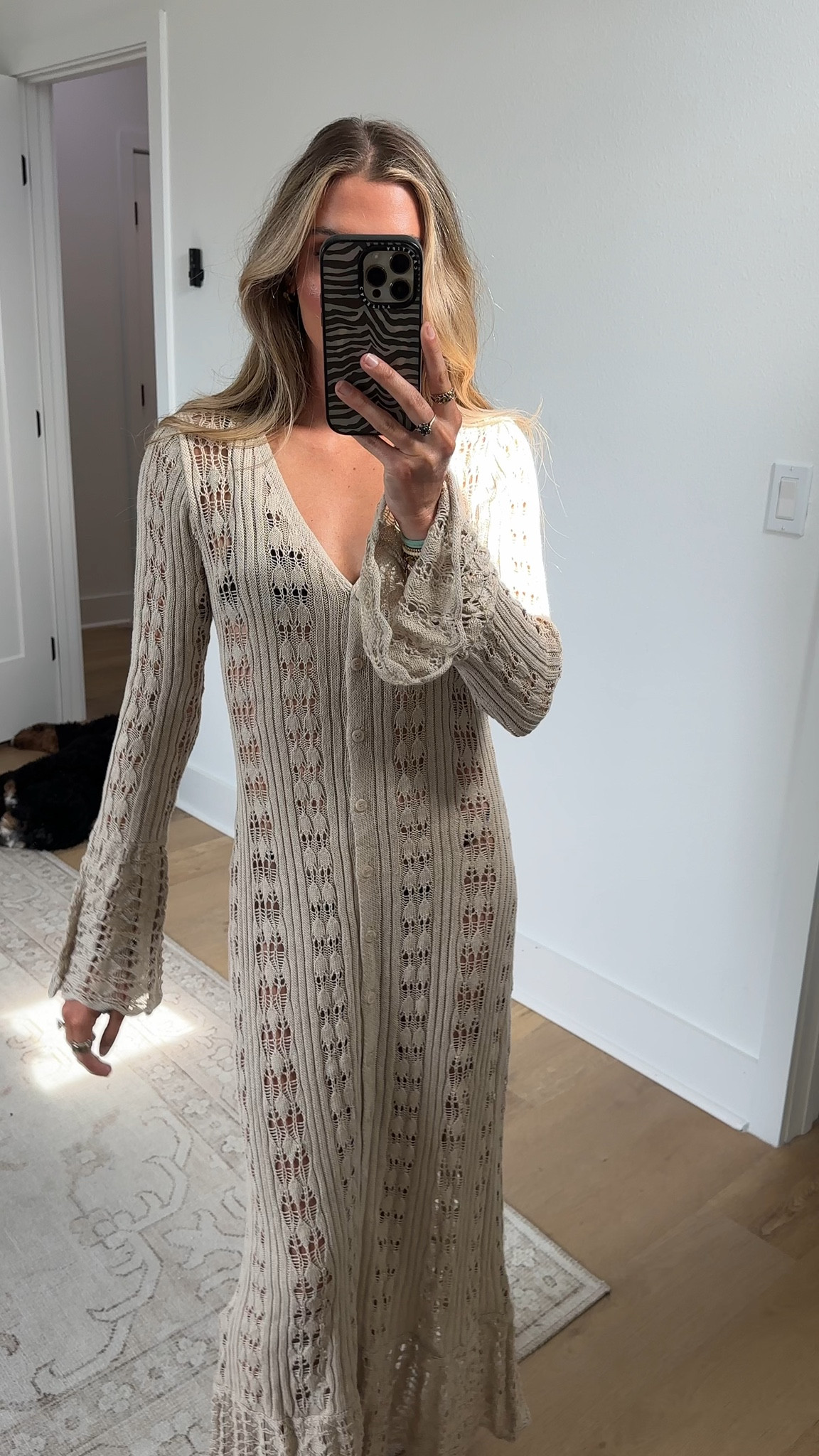 Amazon size small Saodimallsu Womens Crochet Long Cardigans Duster Button Up Bell Long Sleeve Ruffle 2026 Summer Boho Beach Cover Ups

#LTKootd #LTKSwim #LTKSeasonal