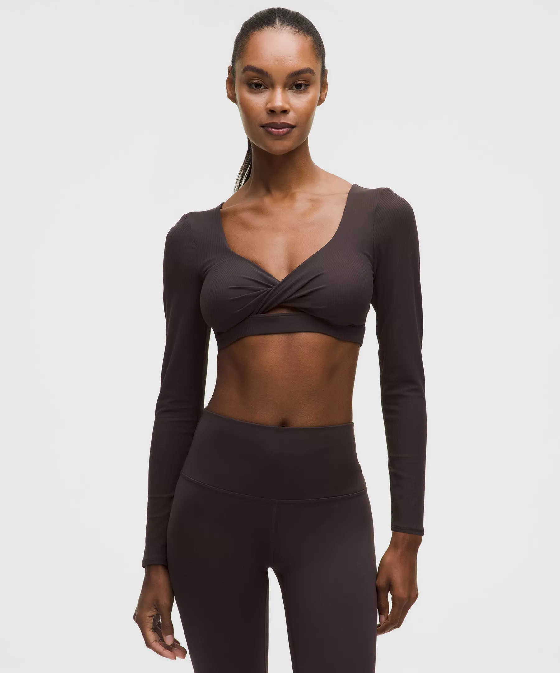 Ribbed Nulu Long-Sleeve Bra Top | Lululemon (US)
