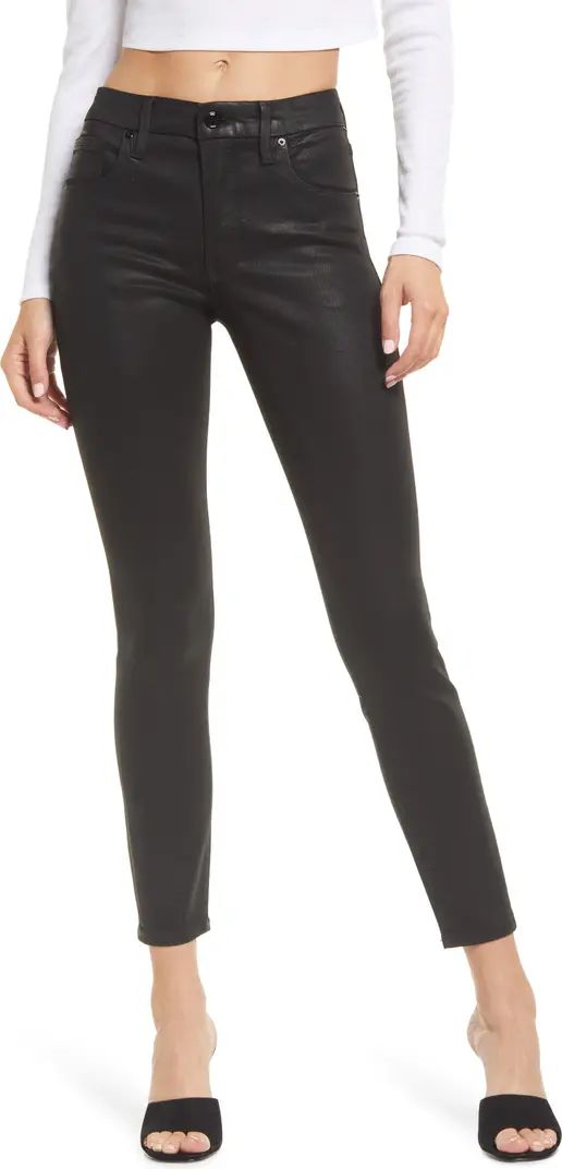 Good Classic Coated Ankle Straight Leg Jeans | Nordstrom