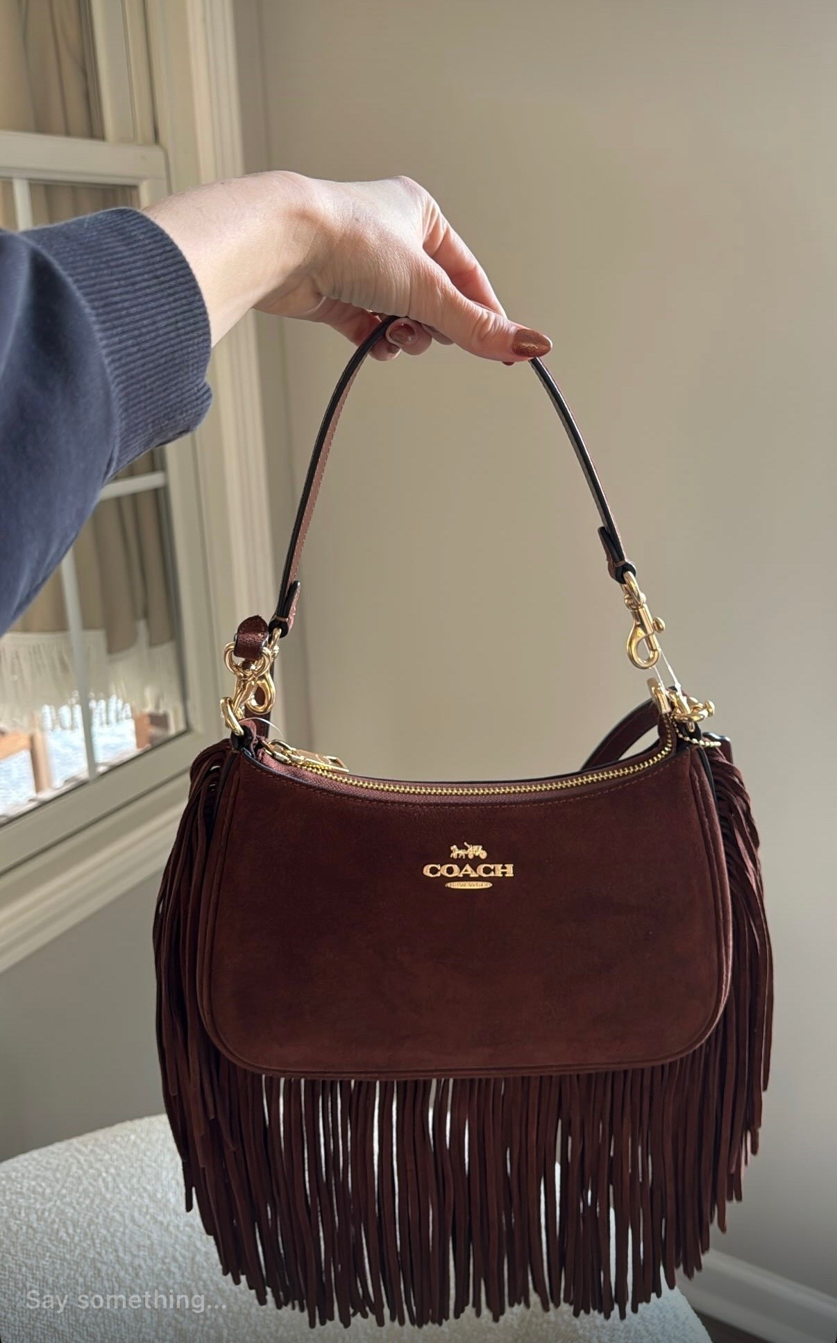 Coach bag, fringe suede bag, suede bag, coach purse, suede coach purse, fringe coach bag 

#LTKGiftGuide #LTKSeasonal #LTKHoliday