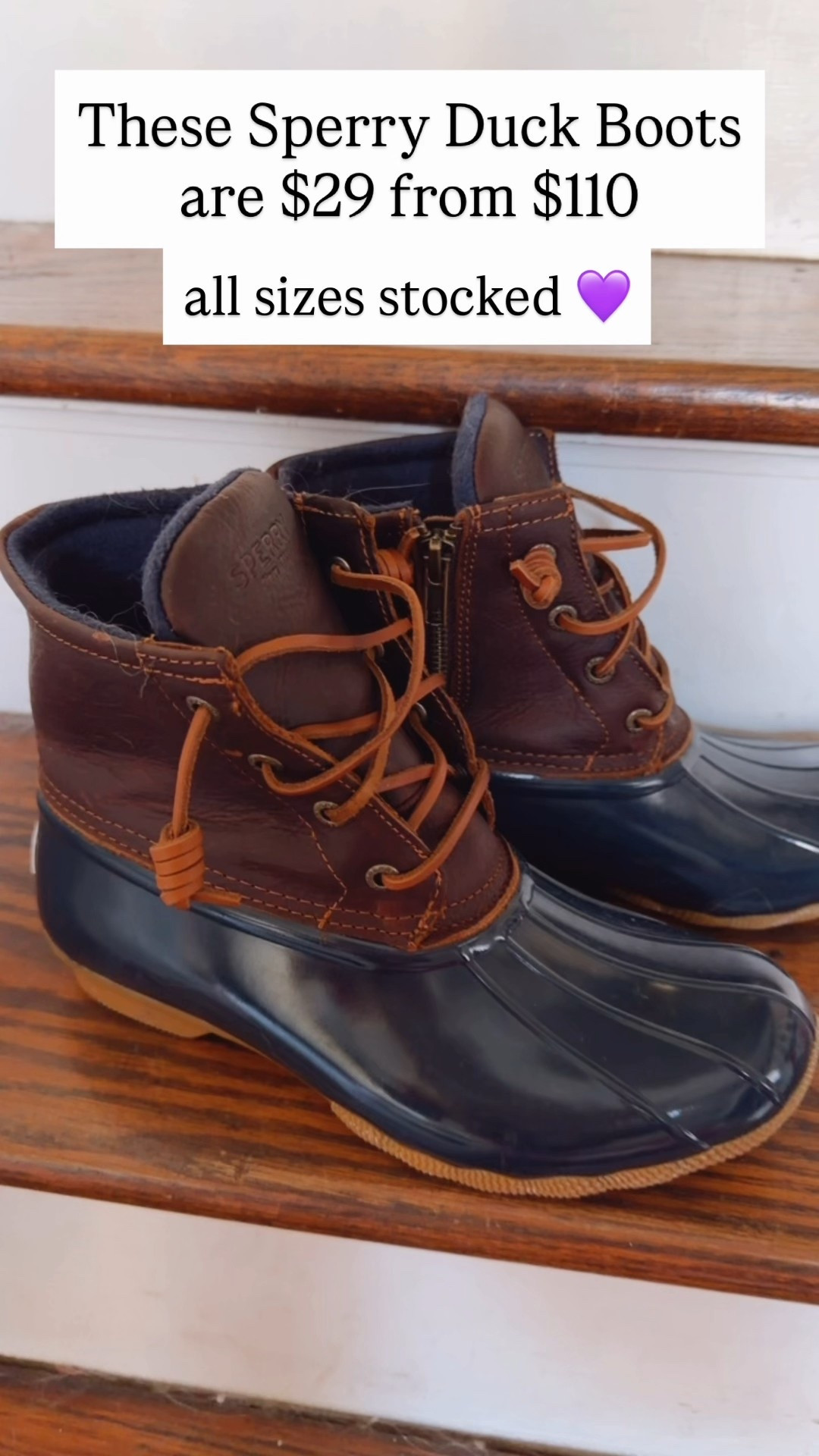 Sperry Duck Boots for women. They are $29 from $110. ❤️🩷

#LTKSaleAlert