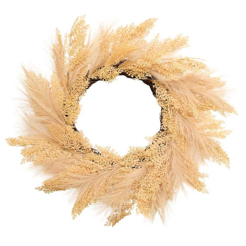 Natural Reed Wreath, 22" | At Home