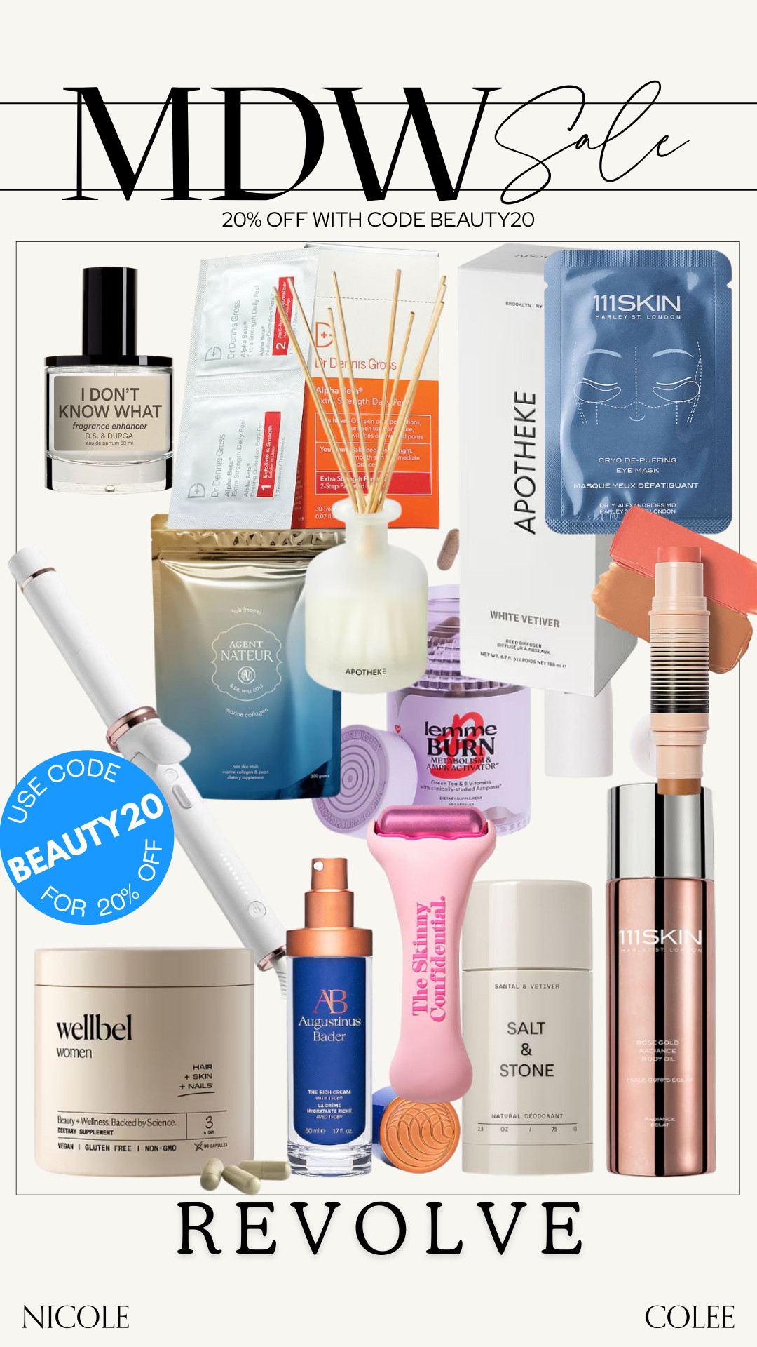 Memorial Day Sale is on at REVOLVE - all Beauty is 20% off!  Run and  shop!!

Nicole Colee, Sale, Beauty, Revolve, sale alert 

 #LTKGiftGuide #LTKSaleAlert #LTKBeauty