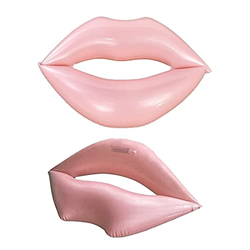 Giant Swimming Lips Pool Float – 43.3 x 31.5 Inch Giant Pink Lips Pool Float Adult Water Lounge... | Amazon (US)