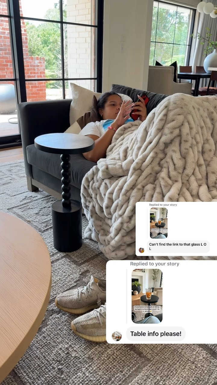 Drink tables are the best invention, imo. I move mine around to wherever I’m sitting  

#LTKVideo #LTKFindsUnder100 #LTKHome