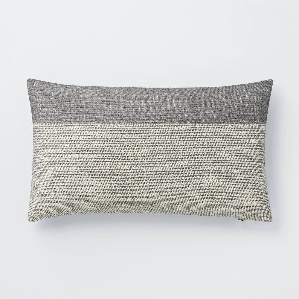 Oversized Color Block Lumbar Throw Pillow - Threshold™ designed with Studio McGee | Target