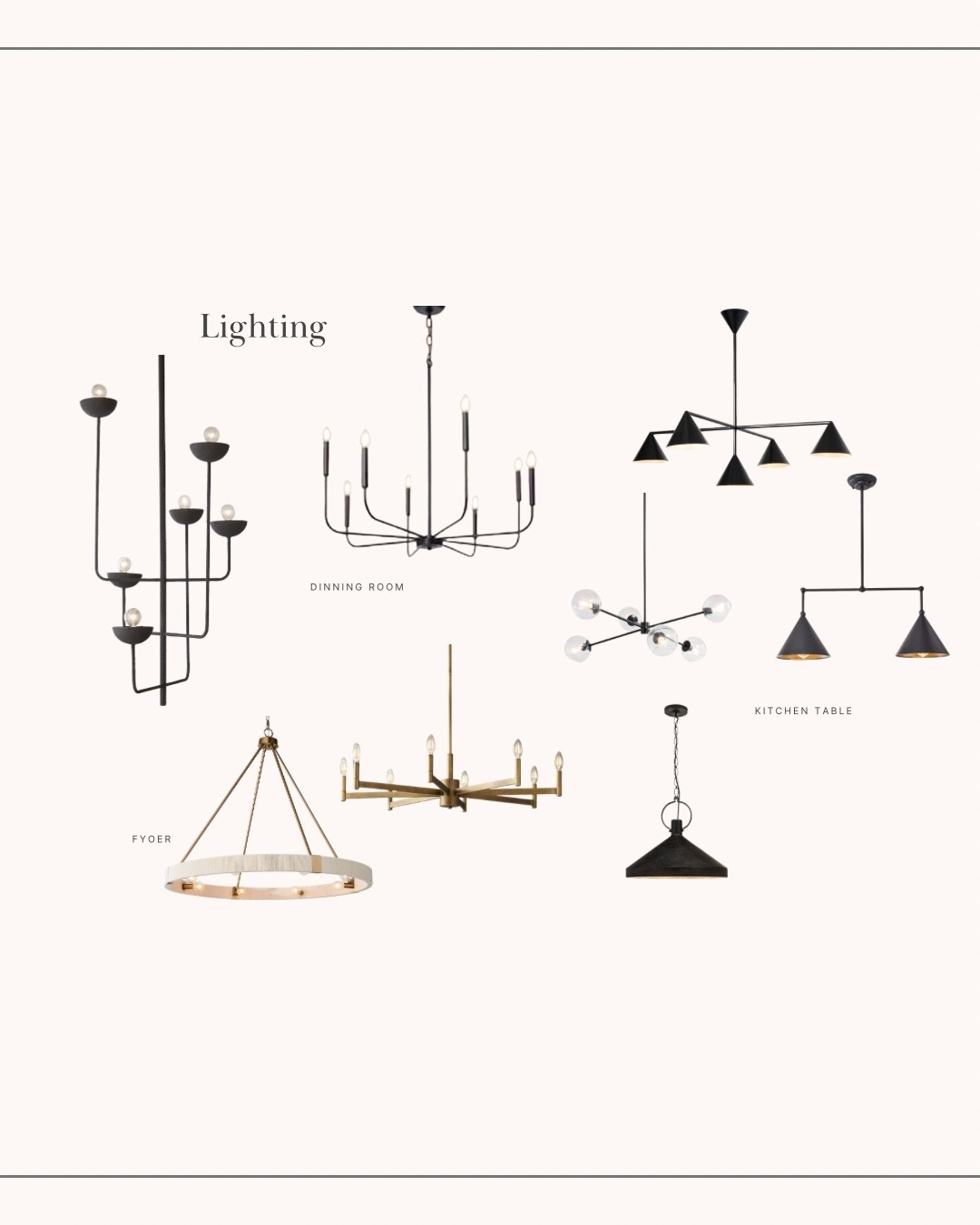 Lighting 

#LTKHome