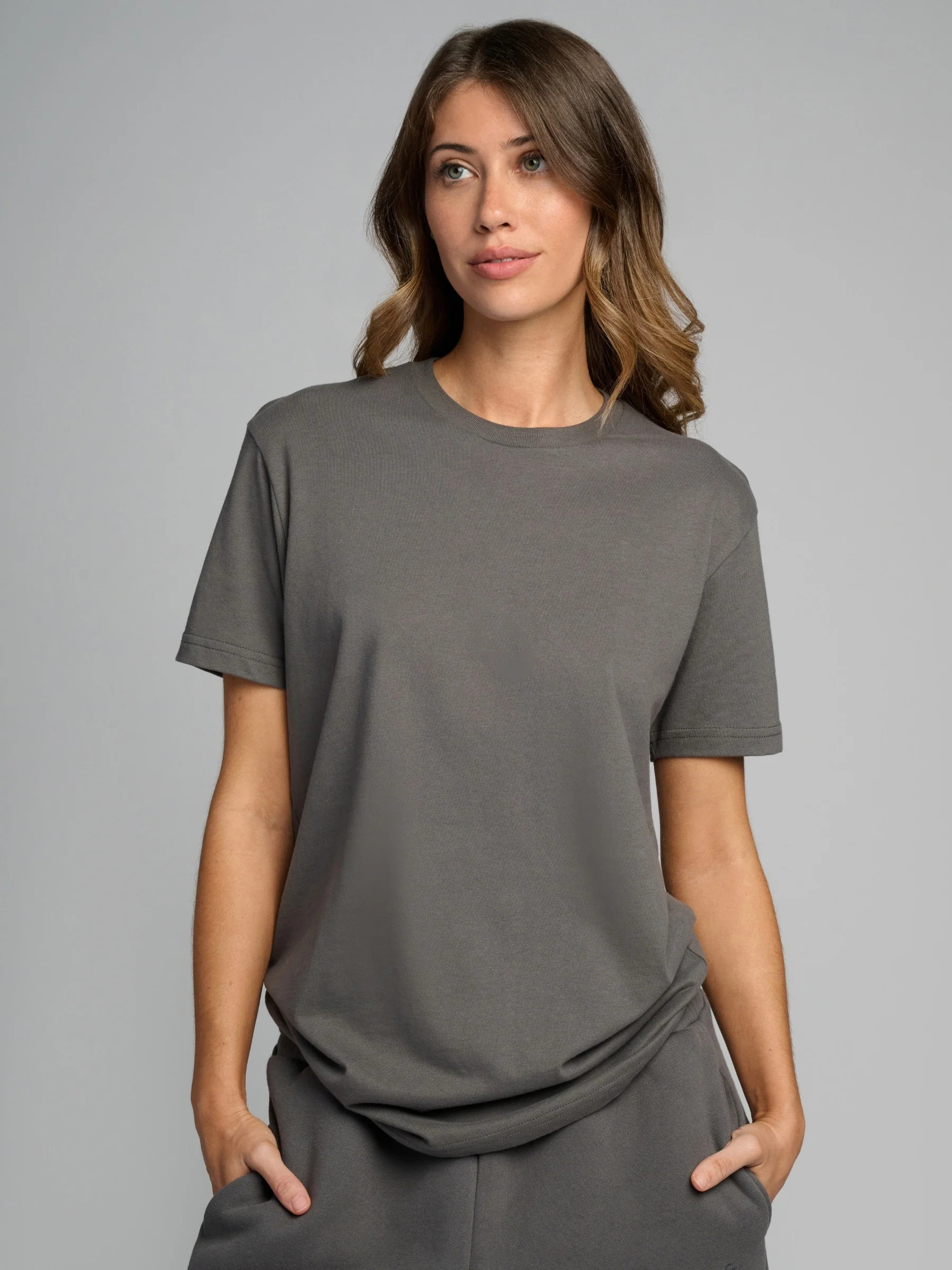 Comfrt Basic Lightweight Tee Shirt | Steel Grey | M | Medium | Comfrt