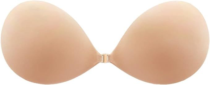 MITALOO Adhesive Bra Invisible Sticky Strapless Push up Backless Reusable Silicone Covering Nippl... | Amazon (US)