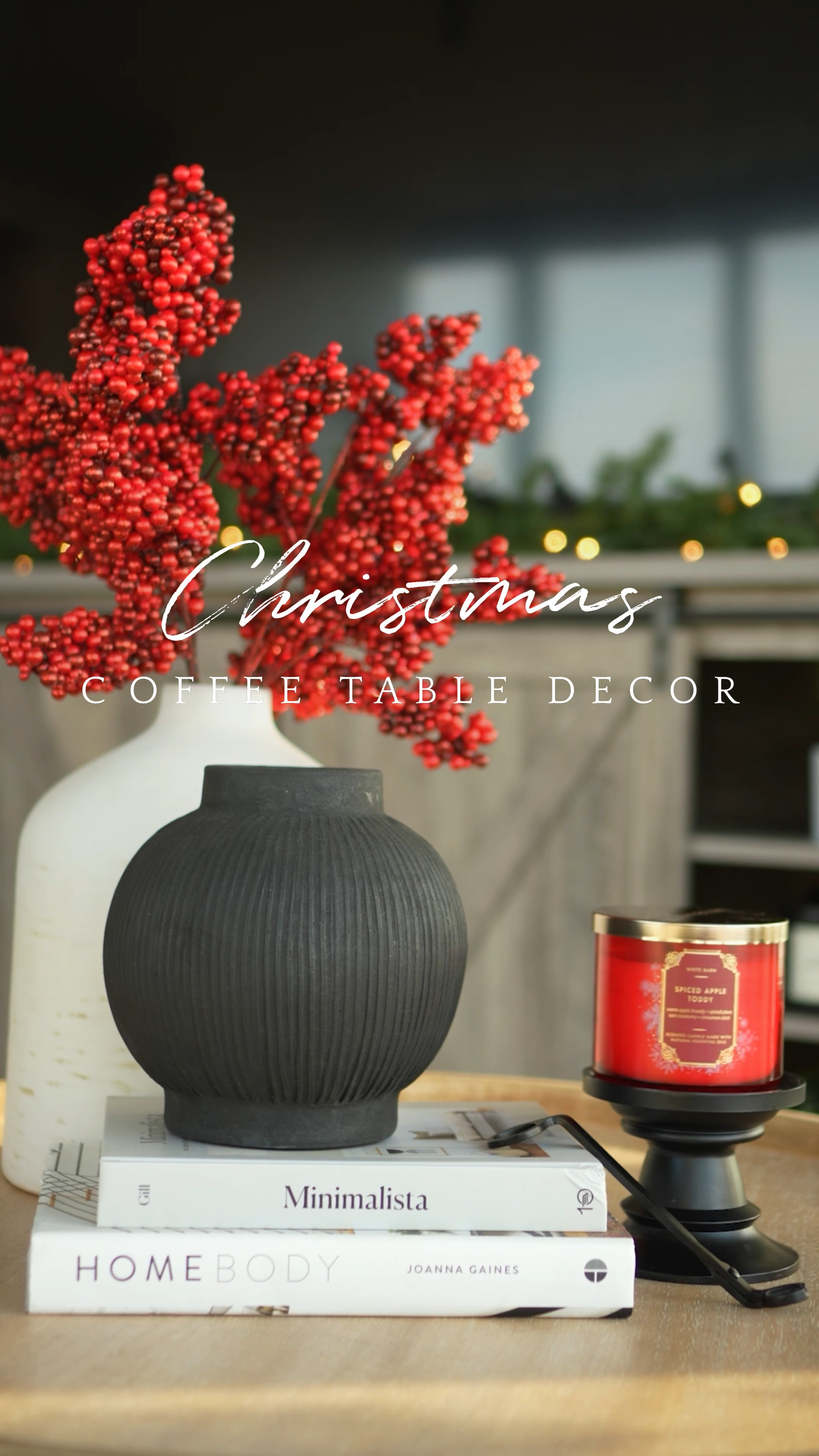 Christmas Coffee Table Decor should be easy to create. A few items from Target helped me swap out my fall decor to Christmas decor. 

#LTKHoliday #LTKstyletip #LTKhome