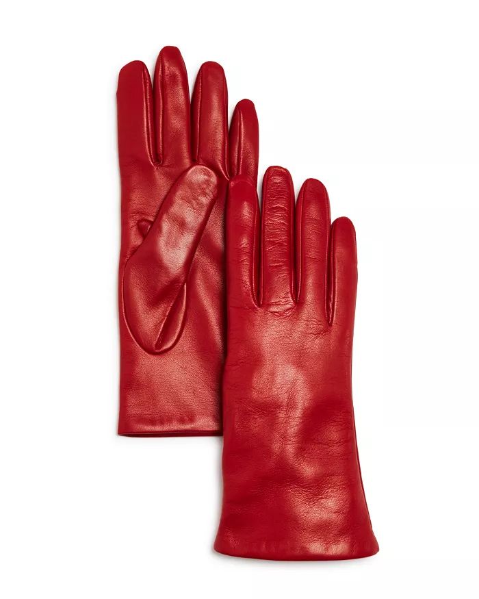Cashmere-Lined Leather Gloves - 100% Exclusive | Bloomingdale's (US)