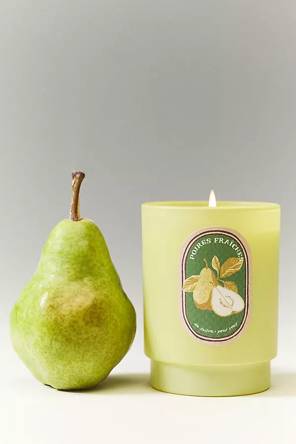 Juliette Fruity Salted Pear & Lily Boxed Glass Candle | Anthropologie (US)