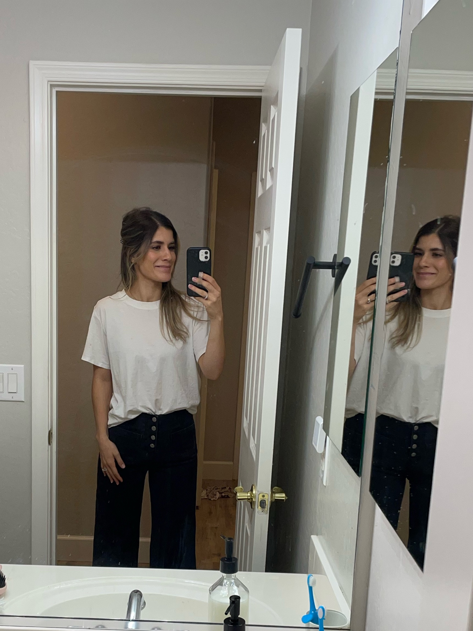 Amazon jeans comfy and cute! Definitely have stretch to them size accordingly 🙌🏻
#amazonfashion #amazonjeans #amazonfashion 

#LTKFindsUnder50 #LTKStyleTip #LTKWorkwear