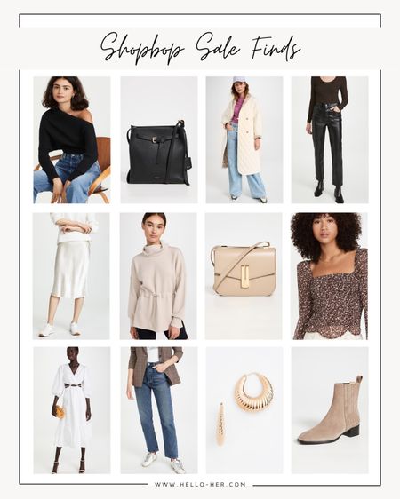 Shopbop sale finds ✨ Get up to 25% off your purchase with code: STYLE

Leather crossbody bag, leather pants, quilted jacket, suede booties, straight leg denim, white midi dress, slip skirt, athleisure, floral top, earrings 

#LTKshoecrush #LTKsalealert #LTKSeasonal