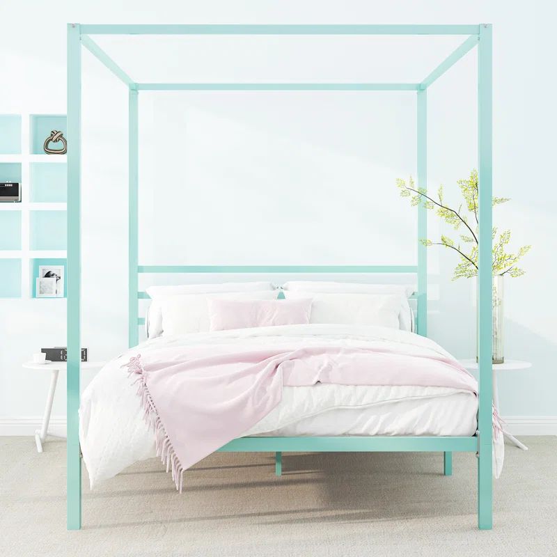 Tabiauea Metal Canopy Bed Frame | Wayfair Professional