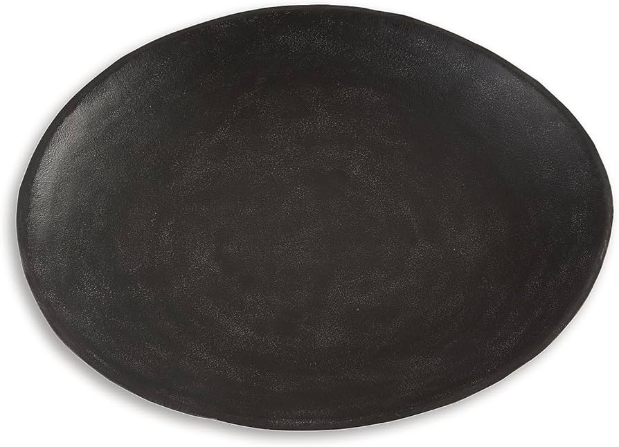 Signature Design by Ashley Moises Antique Metal Centerpiece Accent Bowl, Dark Brown | Amazon (US)