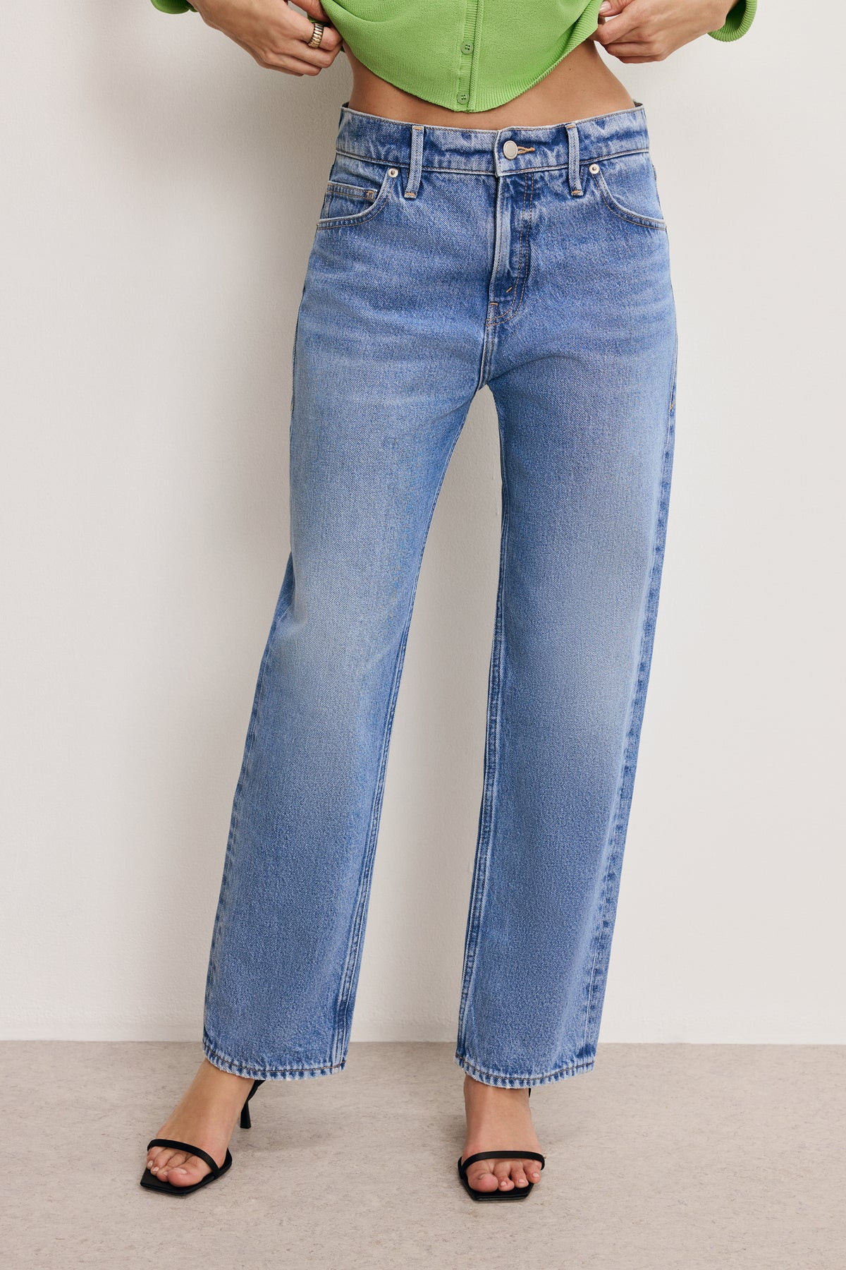 GOOD STANDARD STRAIGHT JEANS | INDIGO885 - GOOD AMERICAN | Good American