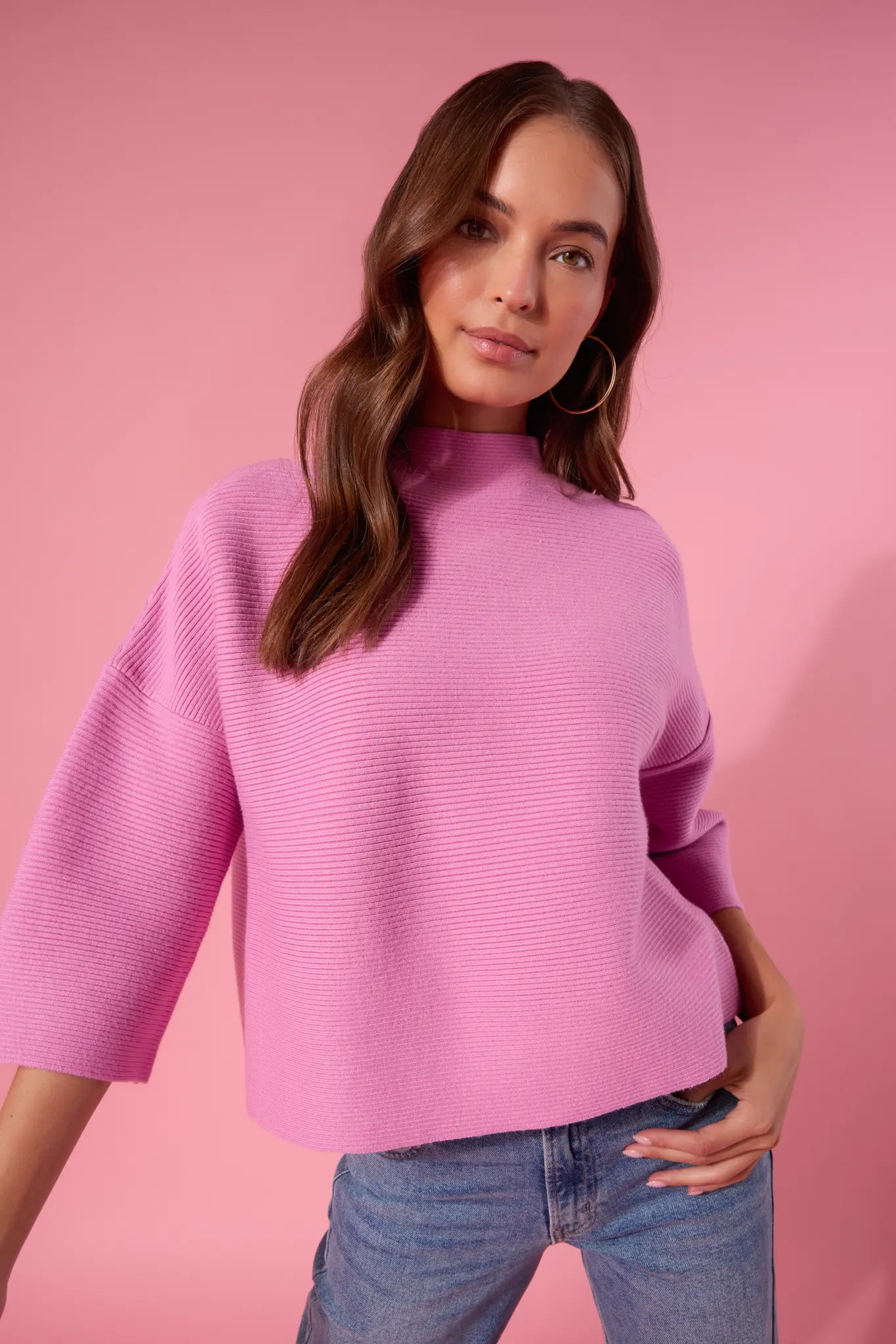 Michelle Sweater- Pink | Avara