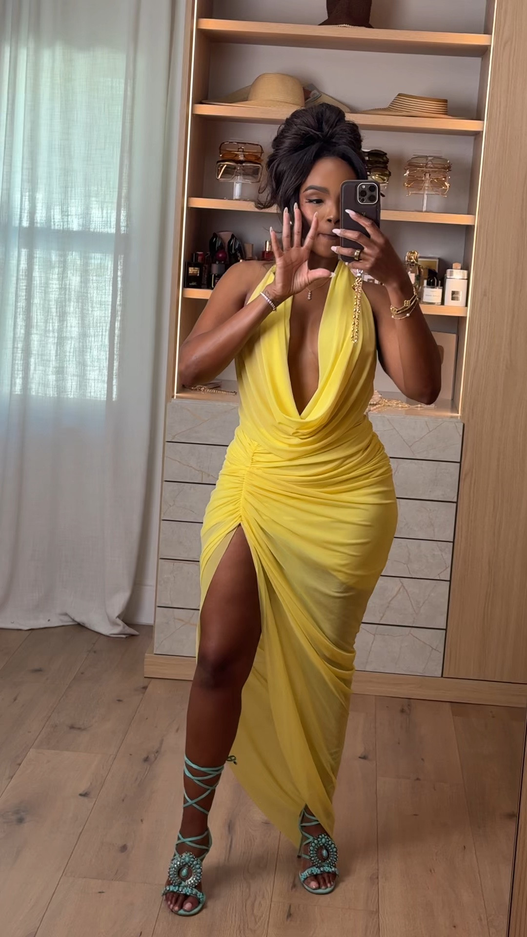 Hi babes ✨ Scroll to shop this stunning statement dress 💛

The draped fit, bold color, and flattering silhouette make this one of those dresses that instantly turns heads. It’s elegant, sexy, and perfect for those moments when you want your outfit to do all the talking with minimal styling effort.

Perfect for vacation dinners, weddings, birthday celebrations, girls night, or summer events.

📏 Measurements: 5’4”, 140 lbs, 34D bust, 27” waist, 40” hips  
Wearing a size Small

#LTKootd #LTKSeasonal #LTKgrwm